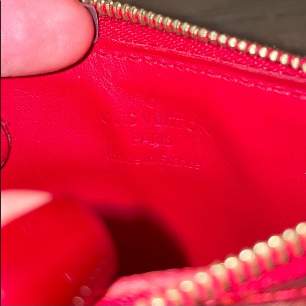Lv Key Pouch (Red) - image 5